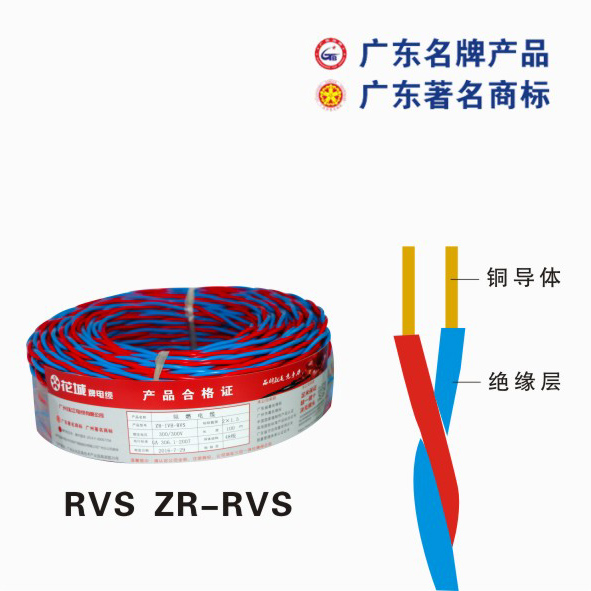 铜芯聚氯乙烯绝缘绞型连接用软电缆